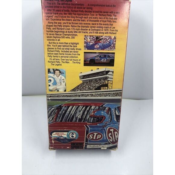 Richard Petty Limited Edition Collector's Car and VHS Tape Set 1992 Car Sealed - Picture 4 of 5